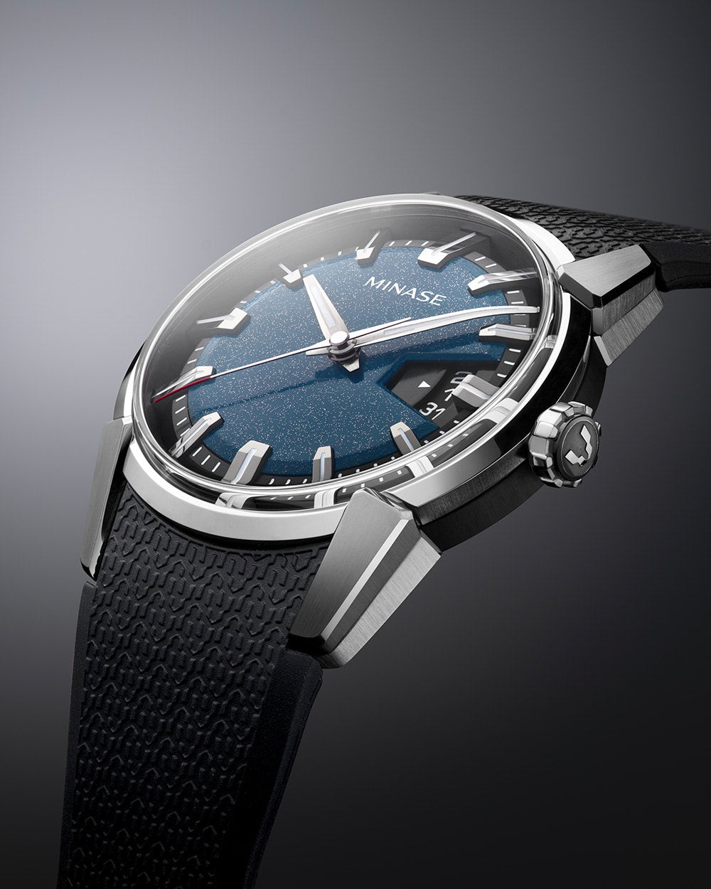 MINASE DIVIDO blue urushi dial