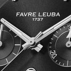 FAVRE LEUBA Chief Chronograph – Black Dial, Steel Bracelet — 3