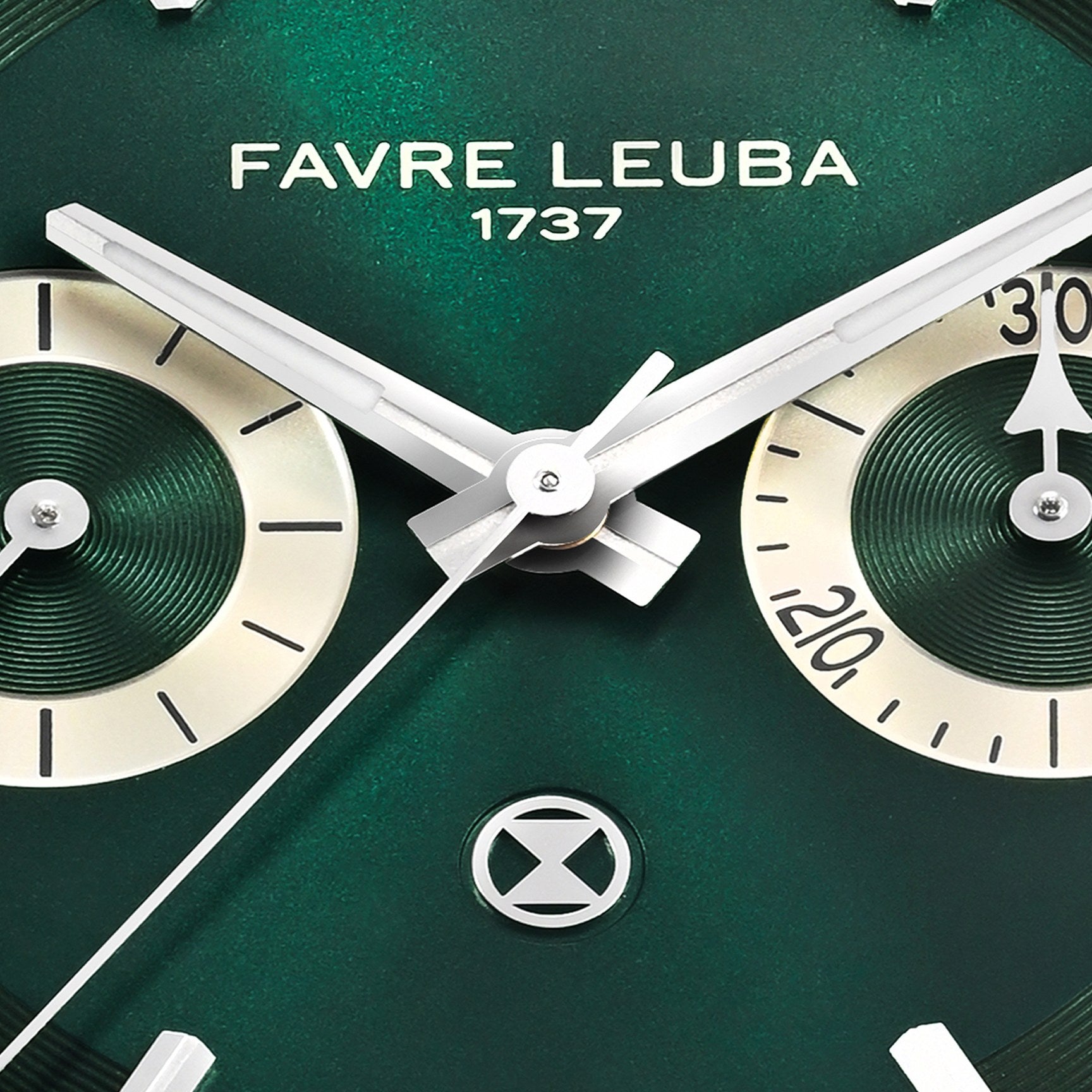 FAVRE LEUBA Chief Chronograph – British Racing Green Dial, Steel Bracelet — 3