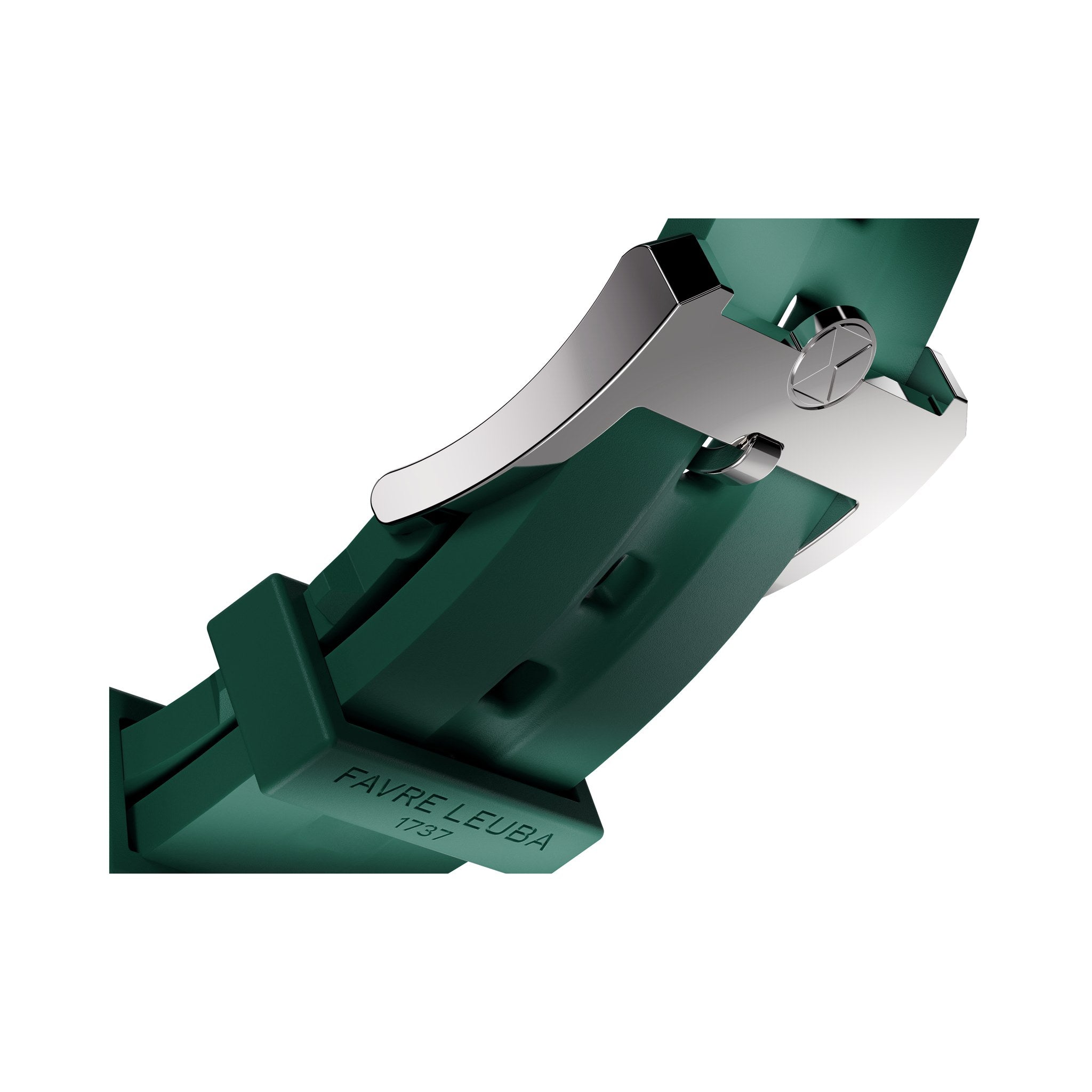 FAVRE LEUBA Chief Chronograph – British Racing Green Dial, Rubber Strap — 7