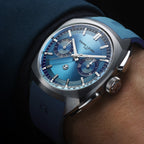 FAVRE LEUBA Chief Chronograph – Ice Blue Dial, Rubber Strap — 2