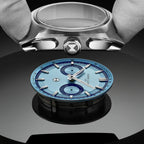 FAVRE LEUBA Chief Chronograph – Ice Blue Dial, Rubber Strap — 3