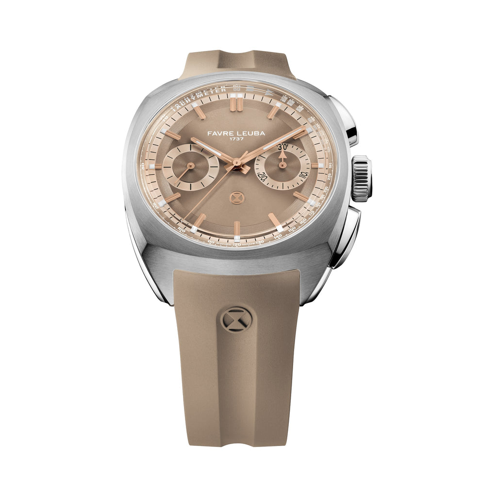 FAVRE LEUBA Chief Chronograph – Dune Dial, Rubber Strap