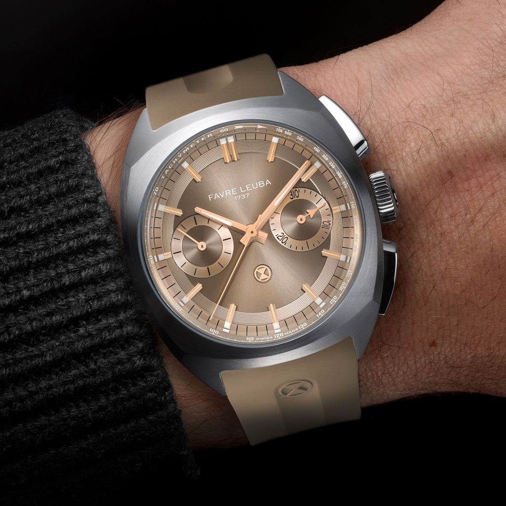FAVRE LEUBA Chief Chronograph – Dune Dial, Rubber Strap — 2