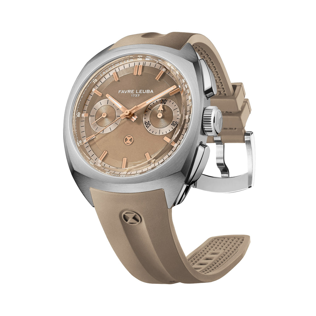 FAVRE LEUBA Chief Chronograph – Dune Dial, Rubber Strap — 5