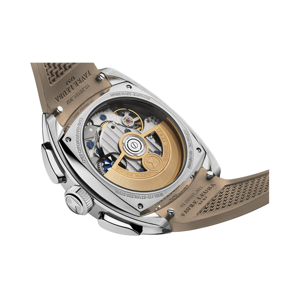 FAVRE LEUBA Chief Chronograph – Dune Dial, Rubber Strap — 6