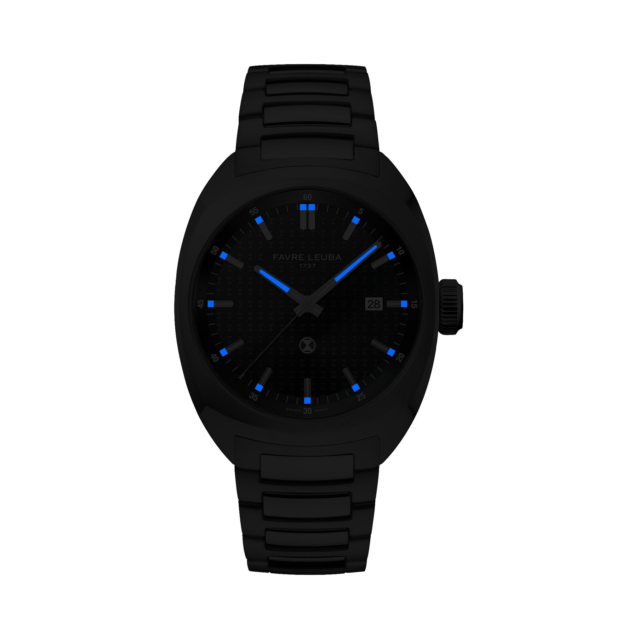 FAVRE LEUBA Chief Date – Black Dial, Steel Bracelet — 8
