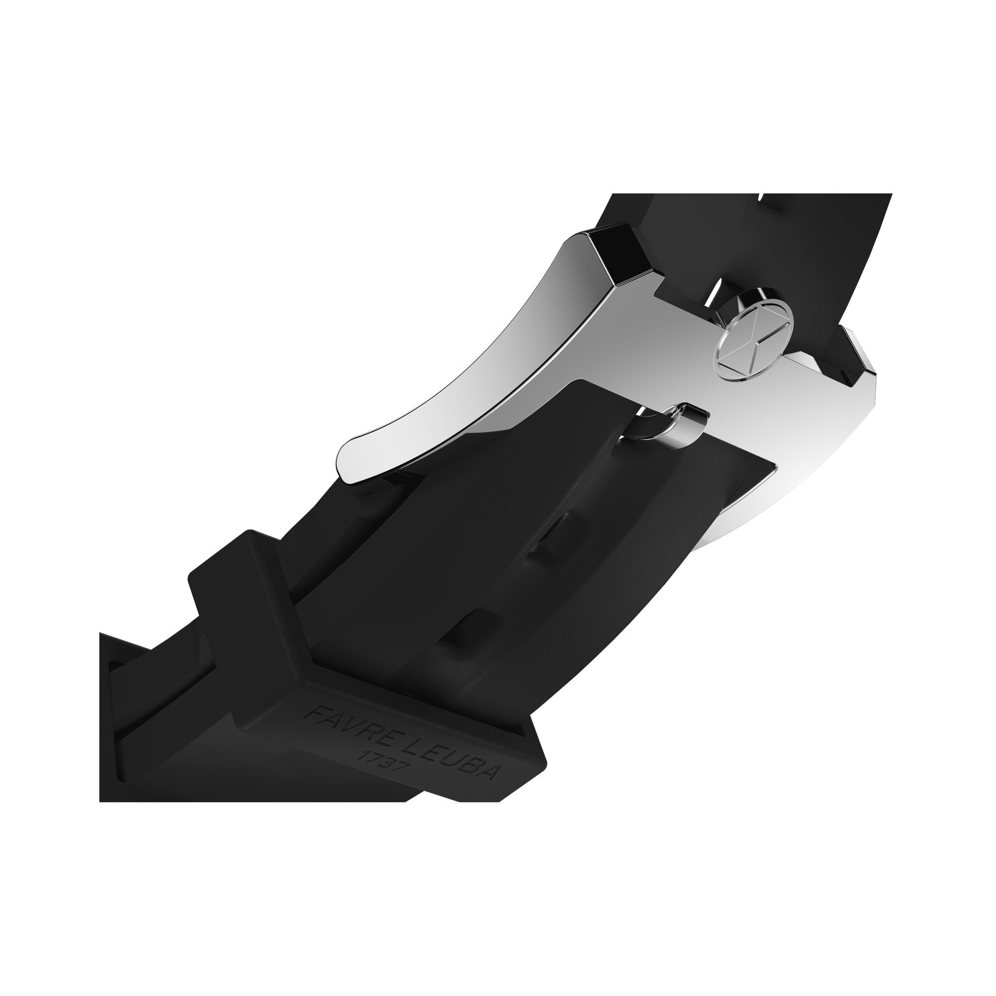 FAVRE LEUBA Chief Date – Black Dial, Rubber Strap — 7
