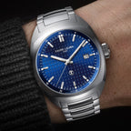 FAVRE LEUBA Chief Date – Blue Dial, Steel Bracelet — 2