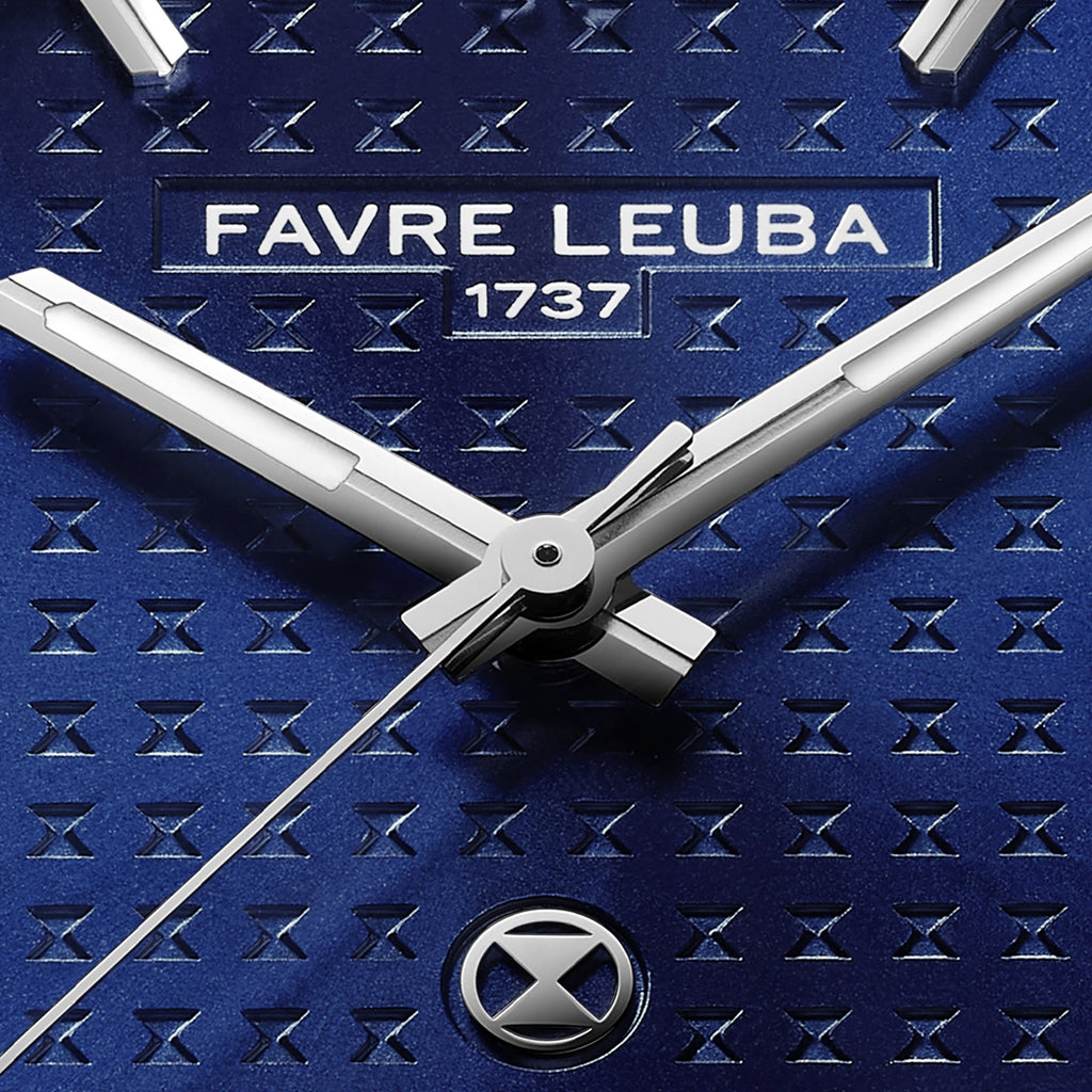 FAVRE LEUBA Chief Date – Blue Dial, Steel Bracelet — 3