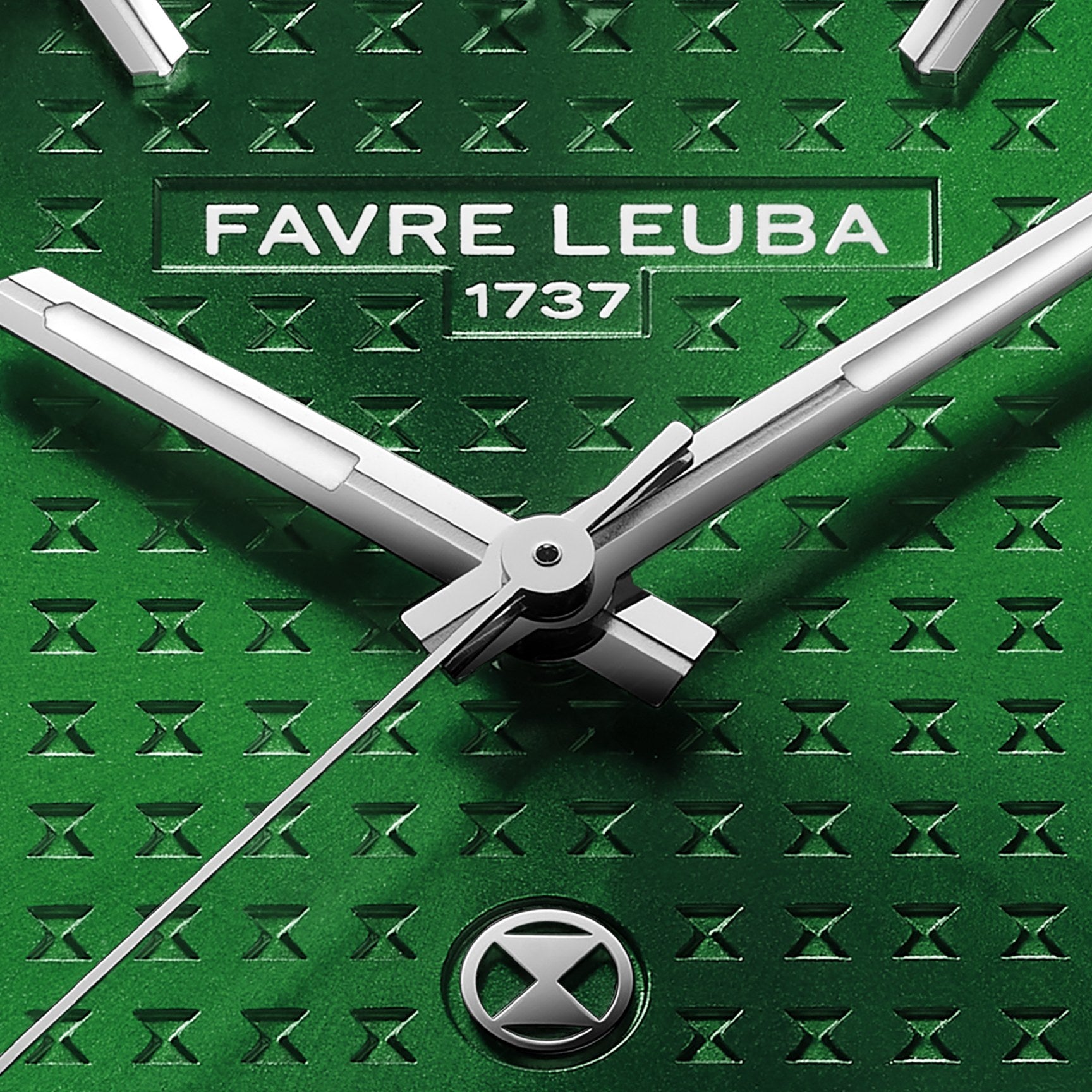 FAVRE LEUBA Chief Date – Green Dial, Steel Bracelet — 3