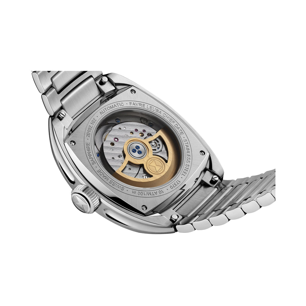 FAVRE LEUBA Chief Date – Royal Purple Dial, Steel Bracelet — 7
