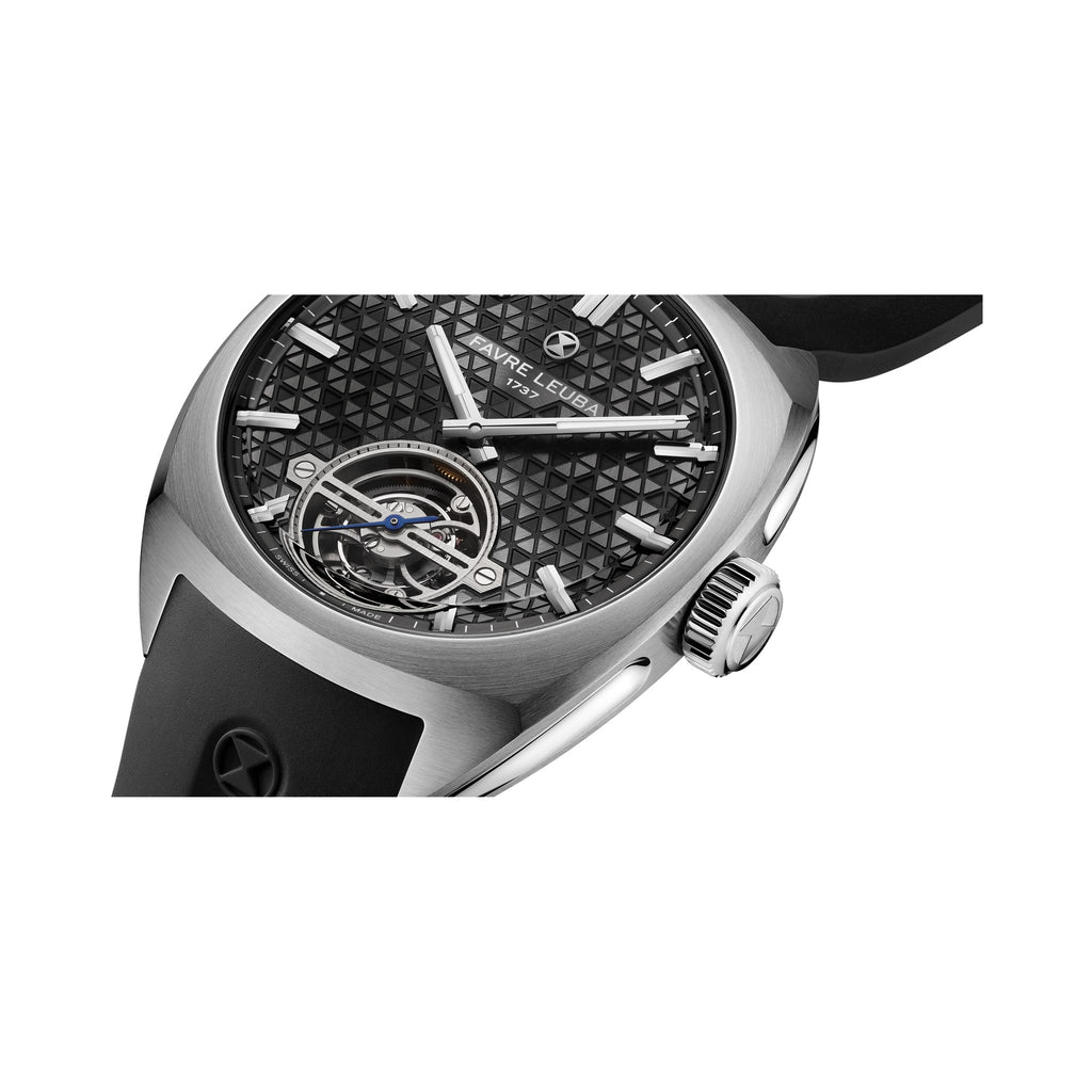 FAVRE LEUBA Chief Tourbillon – Gray Dial, Steel Bracelet — 8