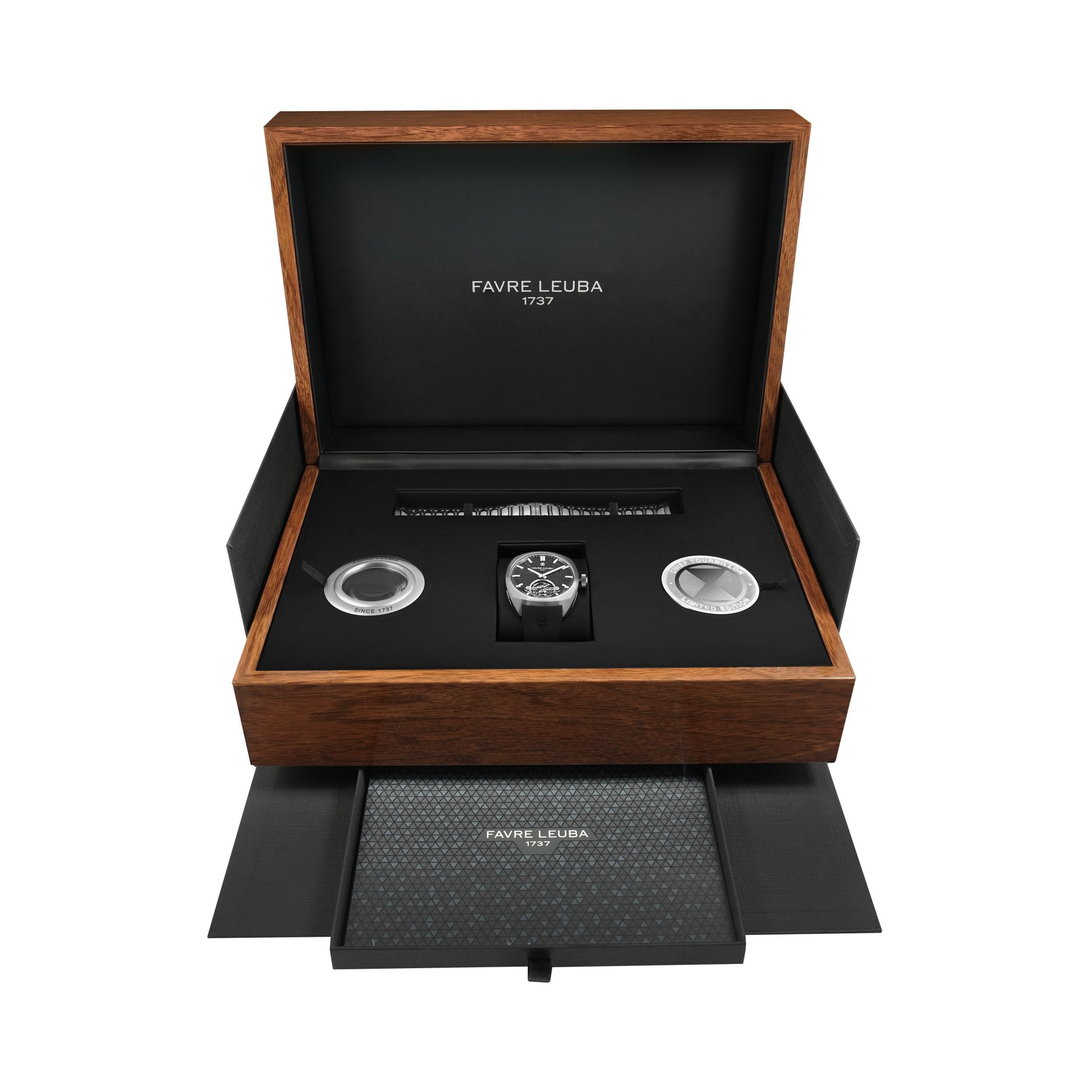 FAVRE LEUBA Chief Tourbillon – Gray Dial, Steel Bracelet — 13