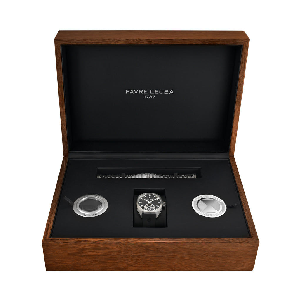 FAVRE LEUBA Chief Tourbillon – Gray Dial, Steel Bracelet — 14