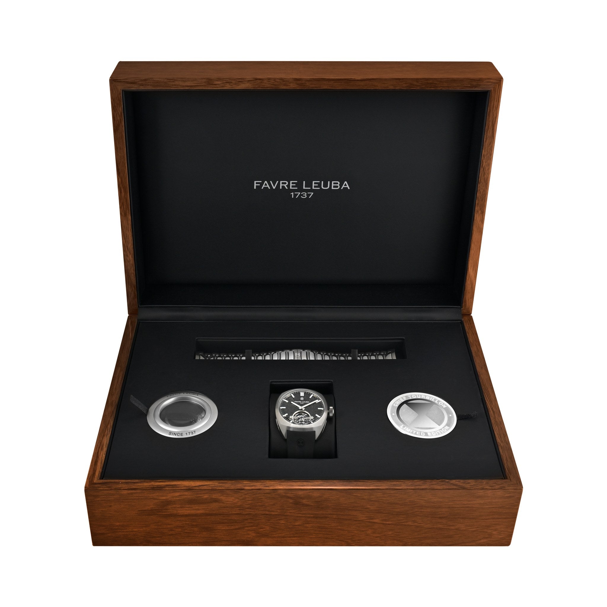 FAVRE LEUBA Chief Tourbillon – Gray Dial, Steel Bracelet — 14