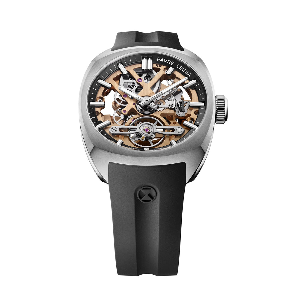 FAVRE LEUBA Chief Skeleton – Gold Movement, Black Minute Ring — 5