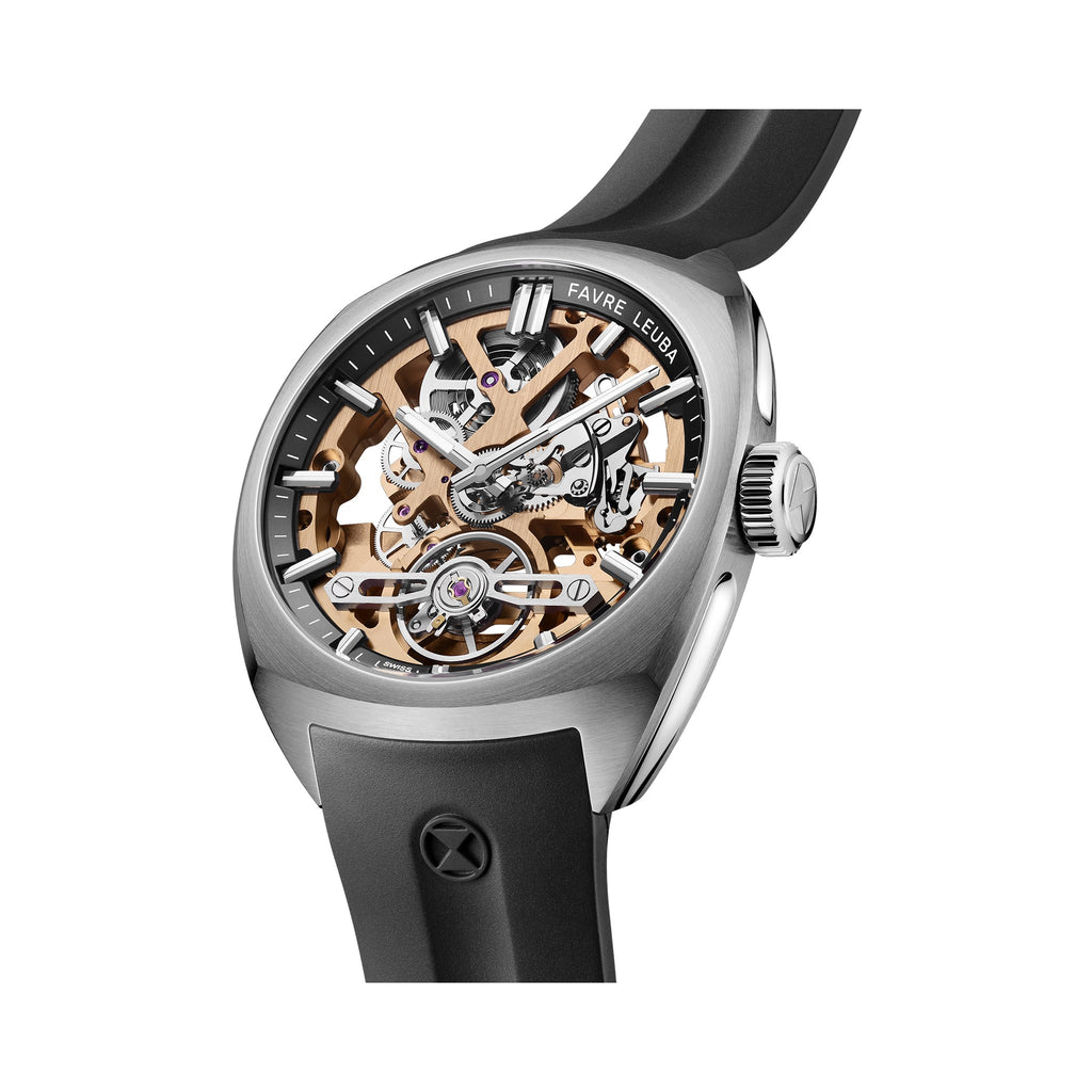 FAVRE LEUBA Chief Skeleton – Gold Movement, Black Minute Ring — 7