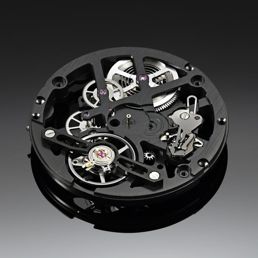 FAVRE LEUBA Chief Skeleton – Black Movement, Blue Minute Ring — 4