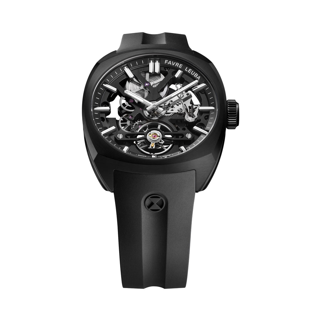 FAVRE LEUBA Chief Skeleton – Black Movement, Black Minute Ring — 6