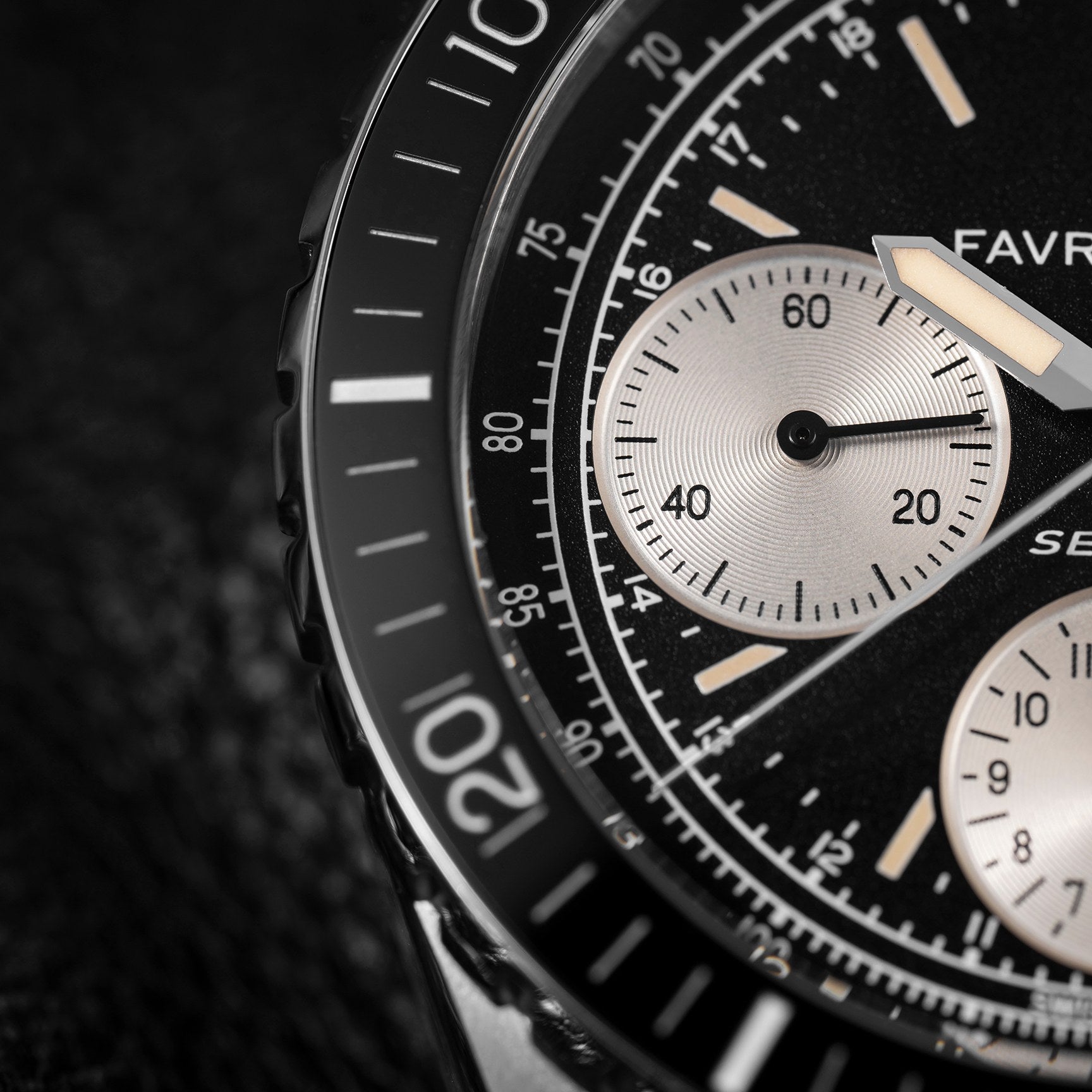 FAVRE LEUBA Sea Sky Revival – Black Dial, Mesh Bracelet — 4