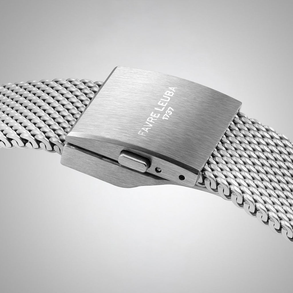 FAVRE LEUBA Sea Sky Revival – Blue Dial, Mesh Bracelet — 5
