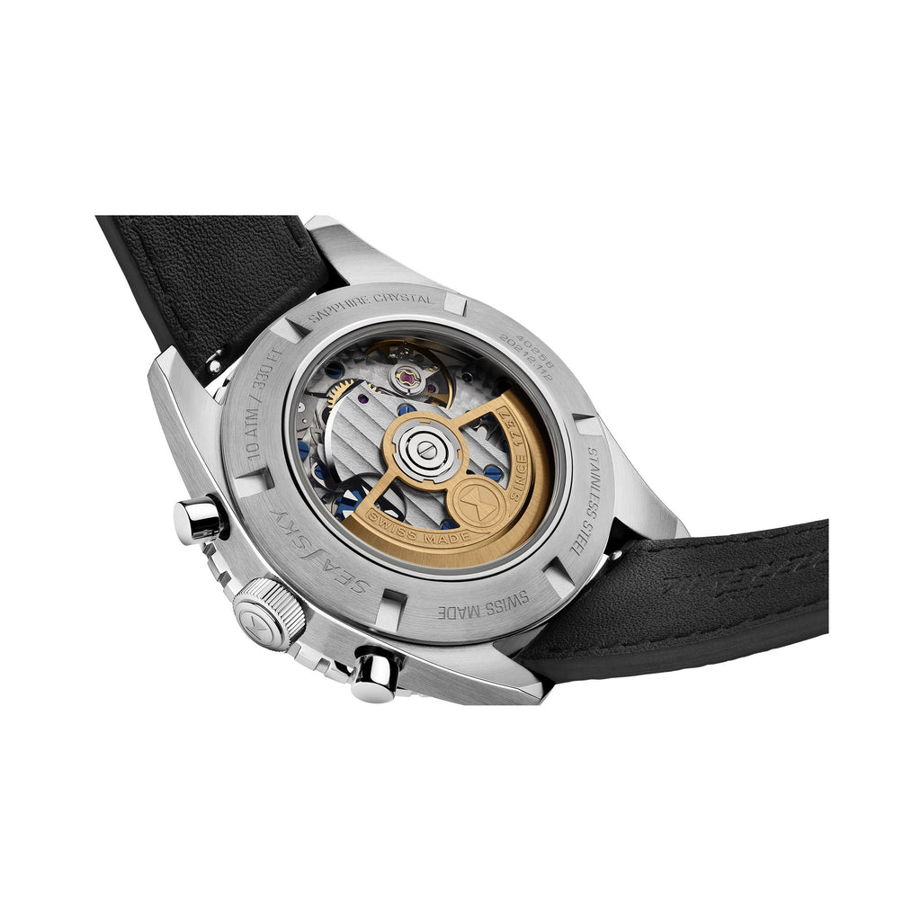 FAVRE LEUBA Sea Sky Revival – Green Dial, Leather Strap — 7