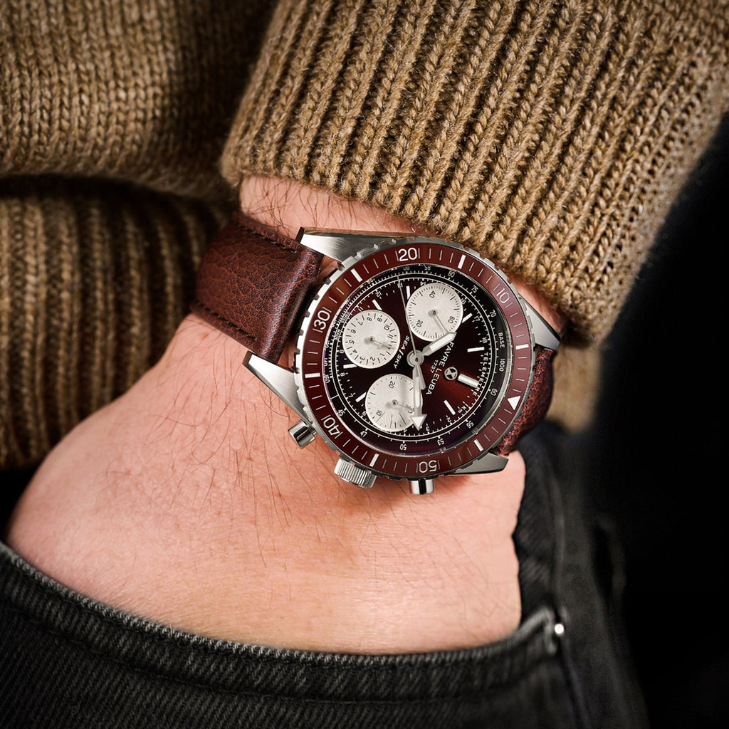 FAVRE LEUBA Sea Sky Revival – Brown Dial, Leather Strap — 3