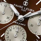 FAVRE LEUBA Sea Sky Revival – Brown Dial, Mesh Bracelet — 3