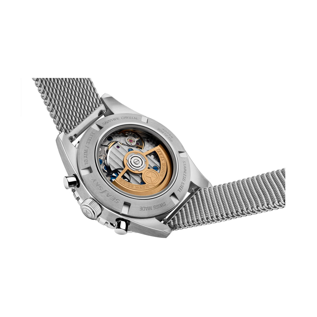 FAVRE LEUBA Sea Sky Revival – Brown Dial, Mesh Bracelet — 6