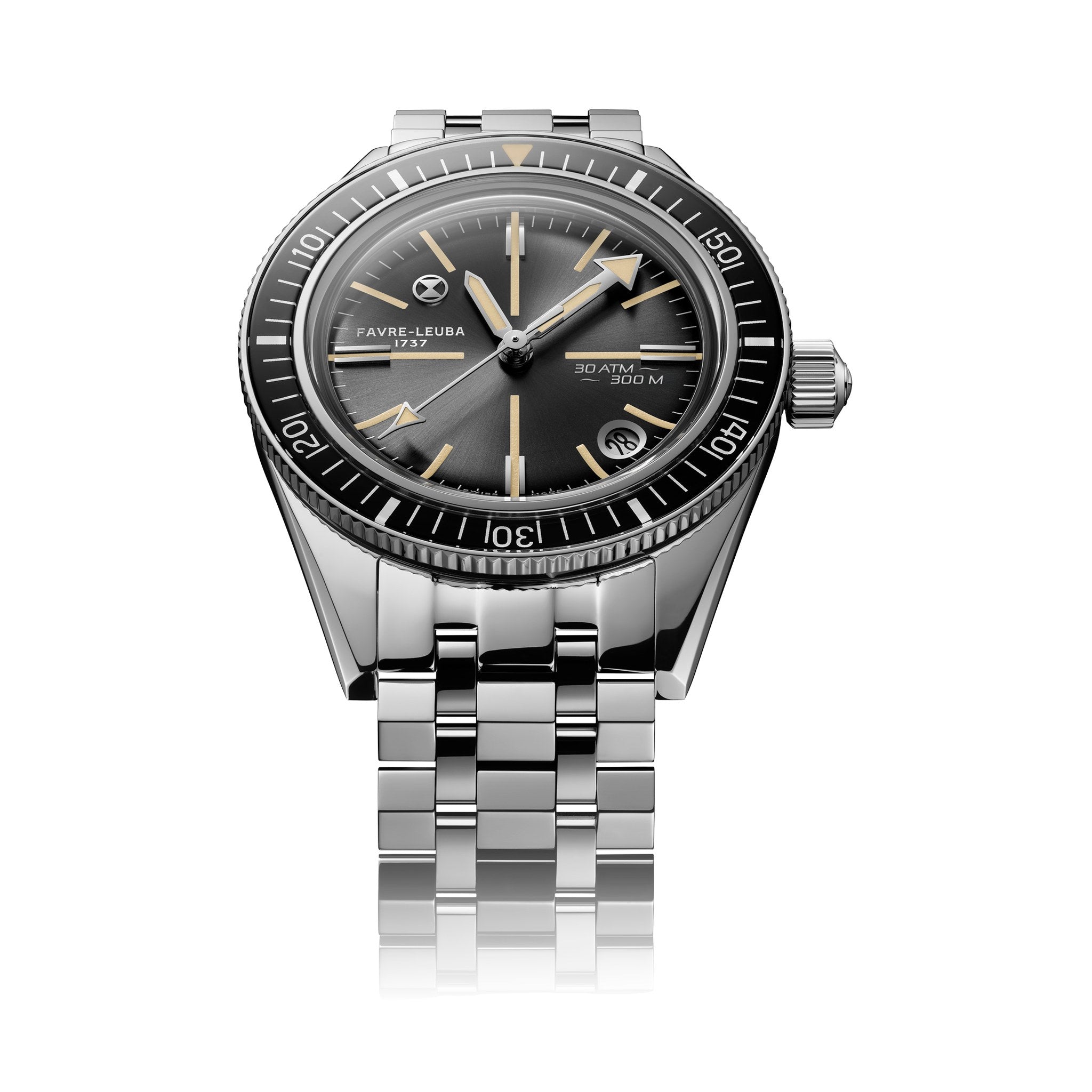 FAVRE LEUBA Deep Raider Revival – Gray Dial, Steel Bracelet