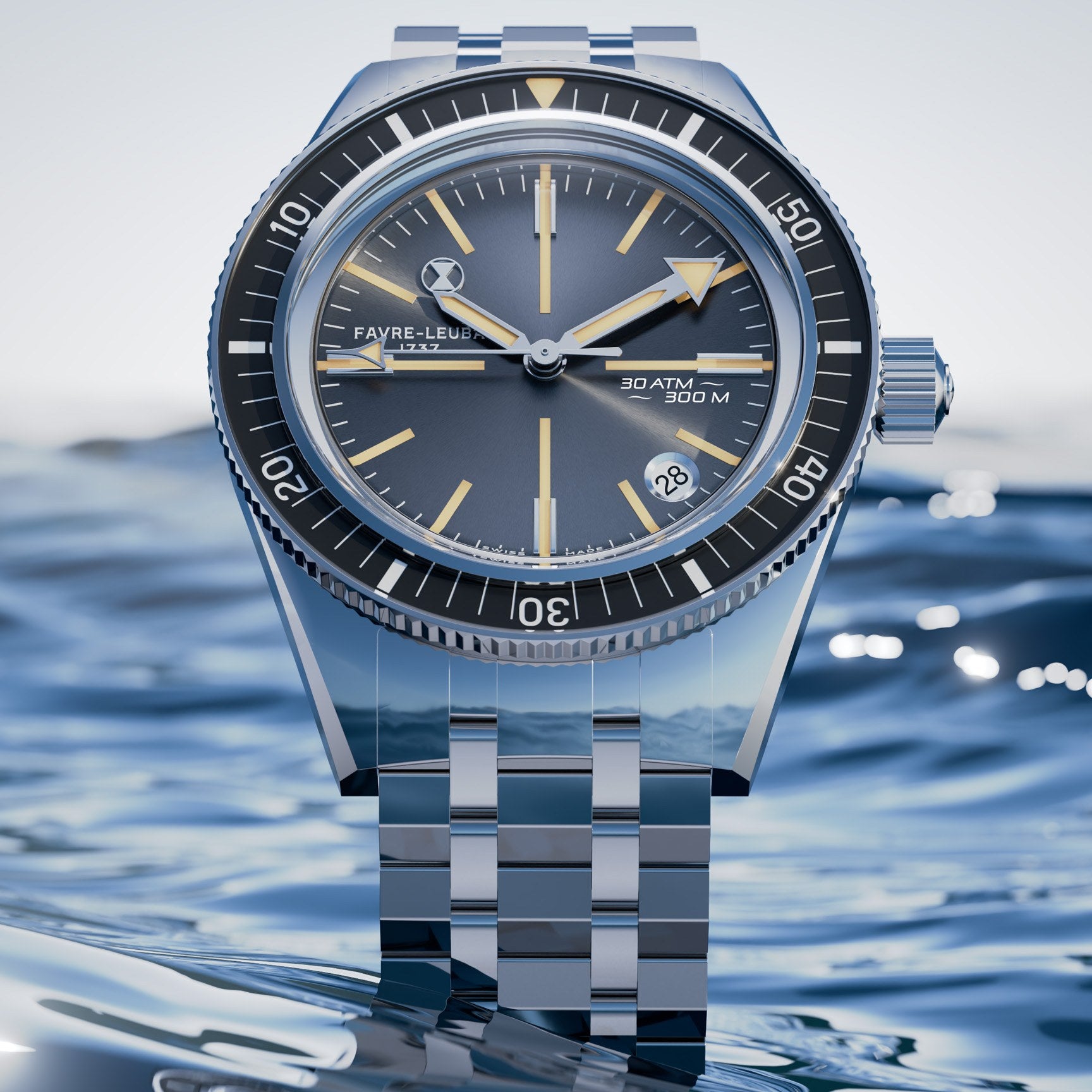 FAVRE LEUBA Deep Raider Revival – Gray Dial, Steel Bracelet — 4