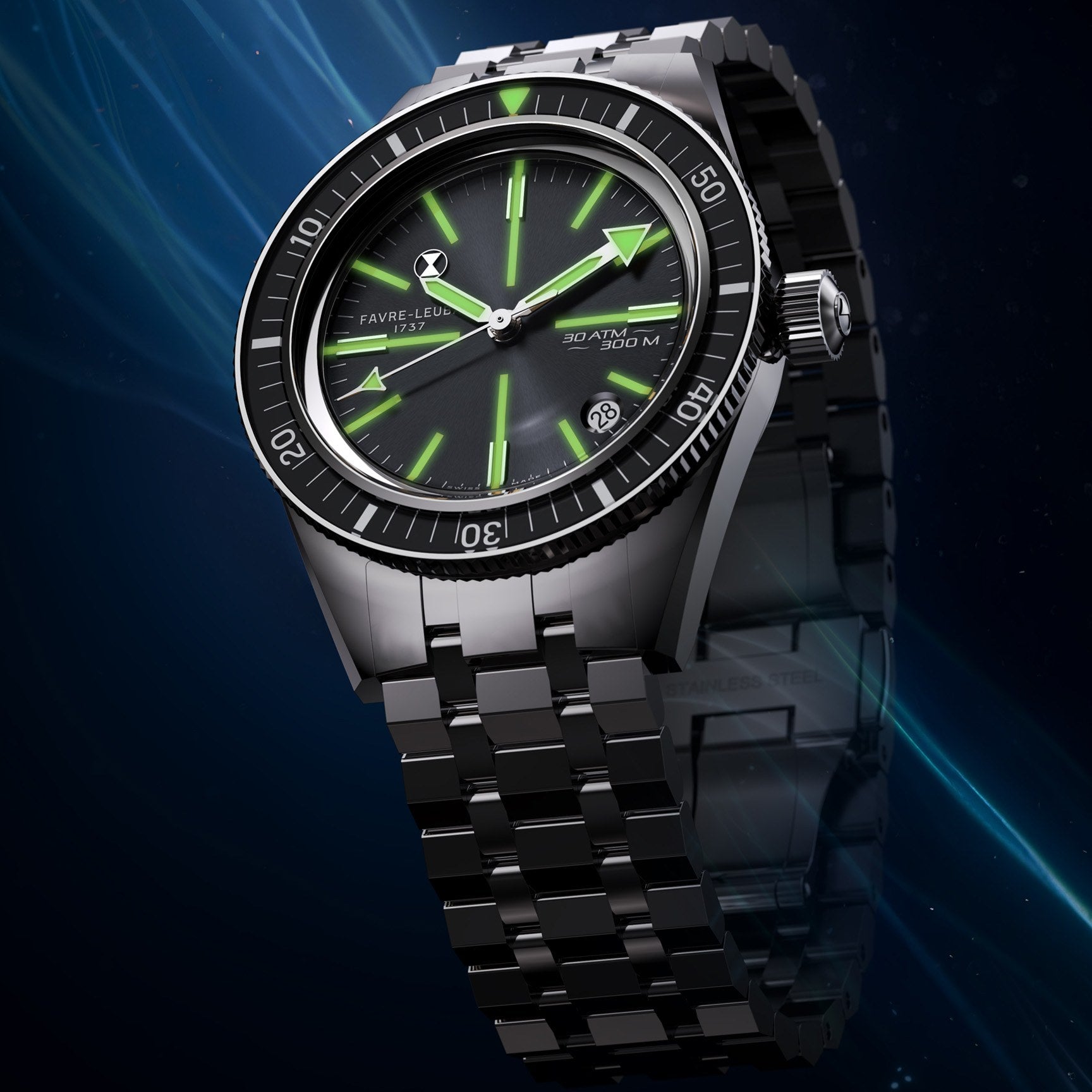 FAVRE LEUBA Deep Raider Revival – Gray Dial, Steel Bracelet — 5