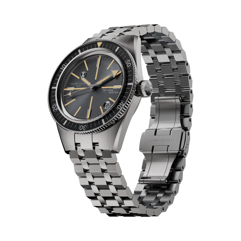 FAVRE LEUBA Deep Raider Revival – Gray Dial, Steel Bracelet — 8