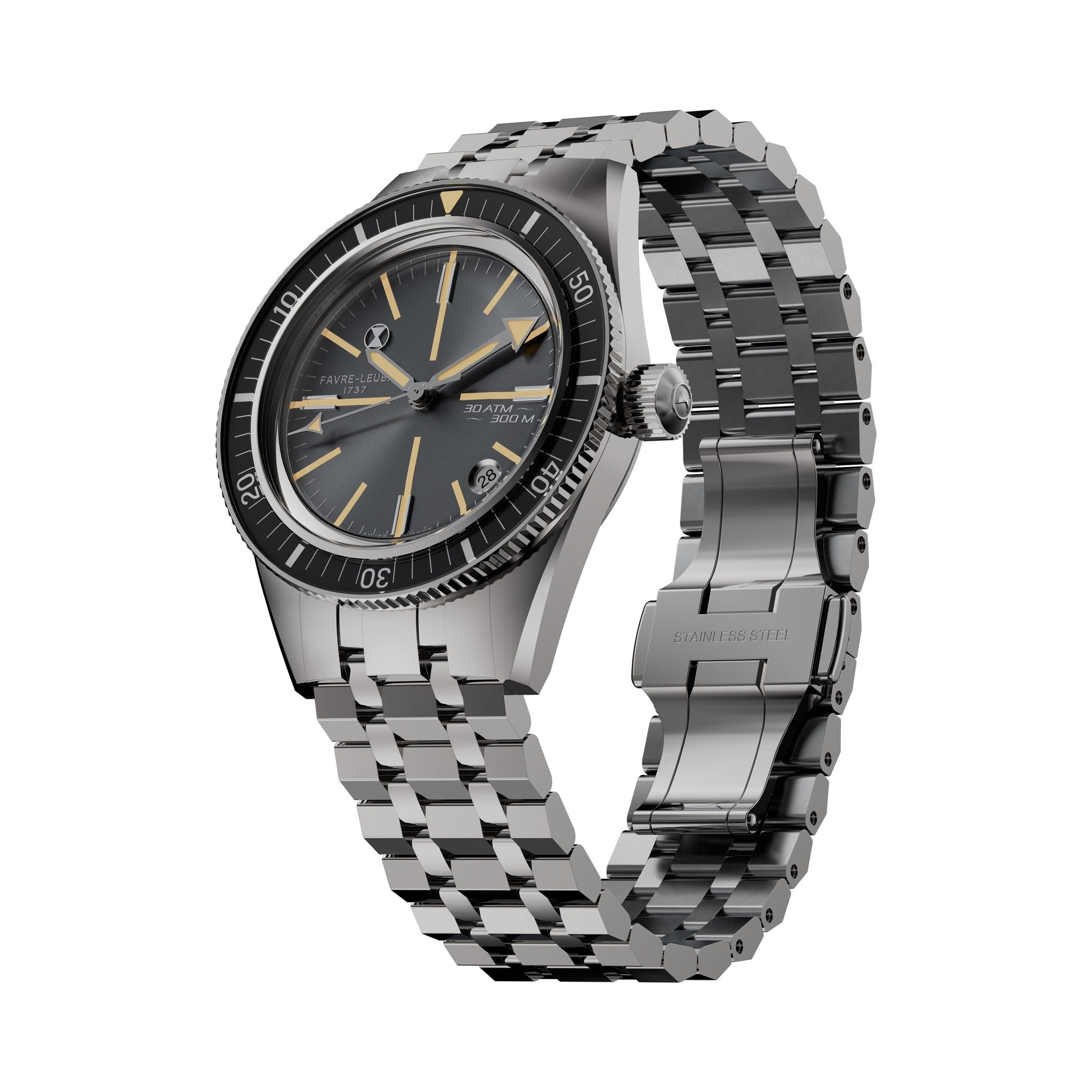 FAVRE LEUBA Deep Raider Revival – Gray Dial, Steel Bracelet — 8