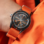 FAVRE LEUBA Deep Raider Revival – Gray Dial with Orange Accents, Steel Bracelet — 4