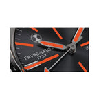 FAVRE LEUBA Deep Raider Revival – Gray Dial with Orange Accents, Steel Bracelet — 6
