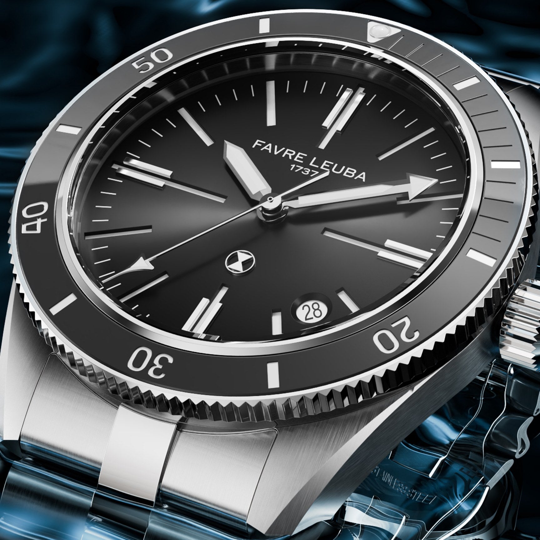 FAVRE LEUBA Deep Raider Renaissance – Gray Dial, Steel Bracelet — 4