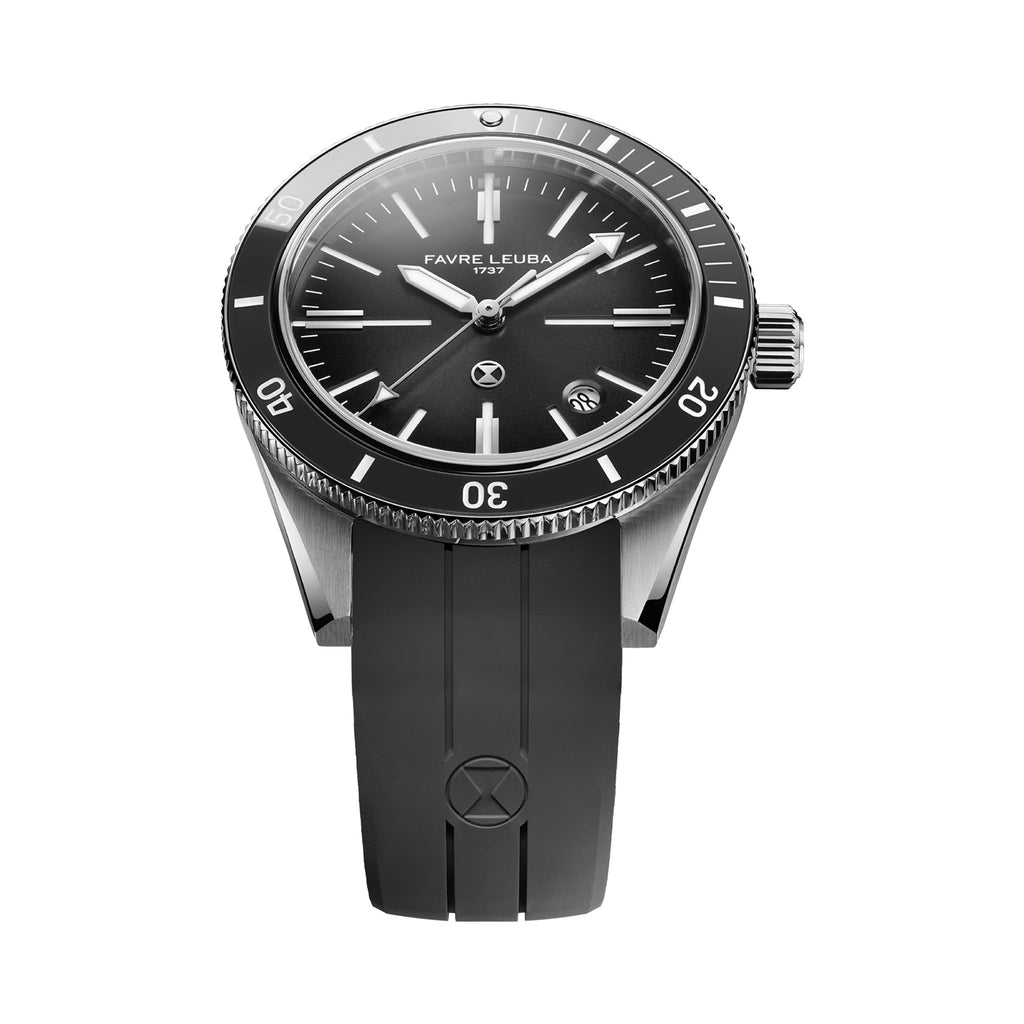 FAVRE LEUBA Deep Raider Renaissance – Gray Dial, Rubber Strap