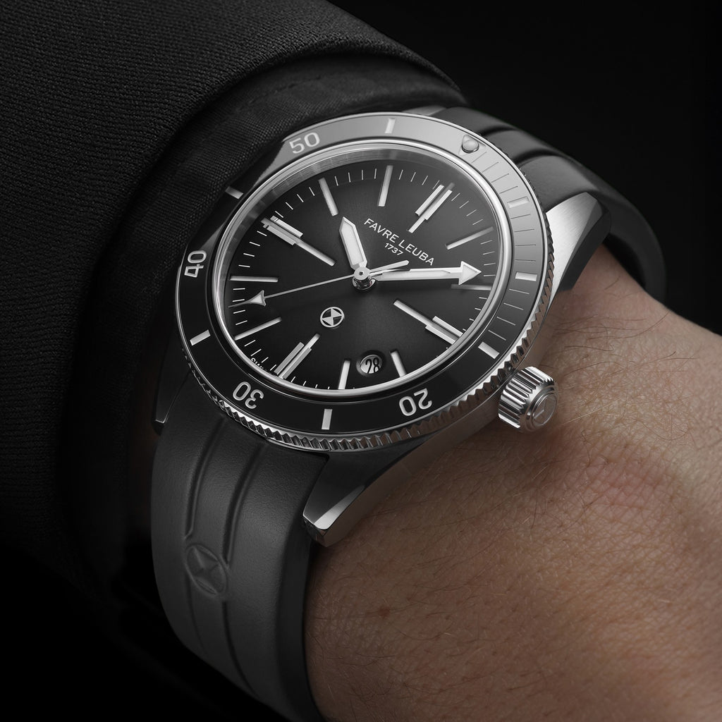 FAVRE LEUBA Deep Raider Renaissance – Gray Dial, Rubber Strap — 2
