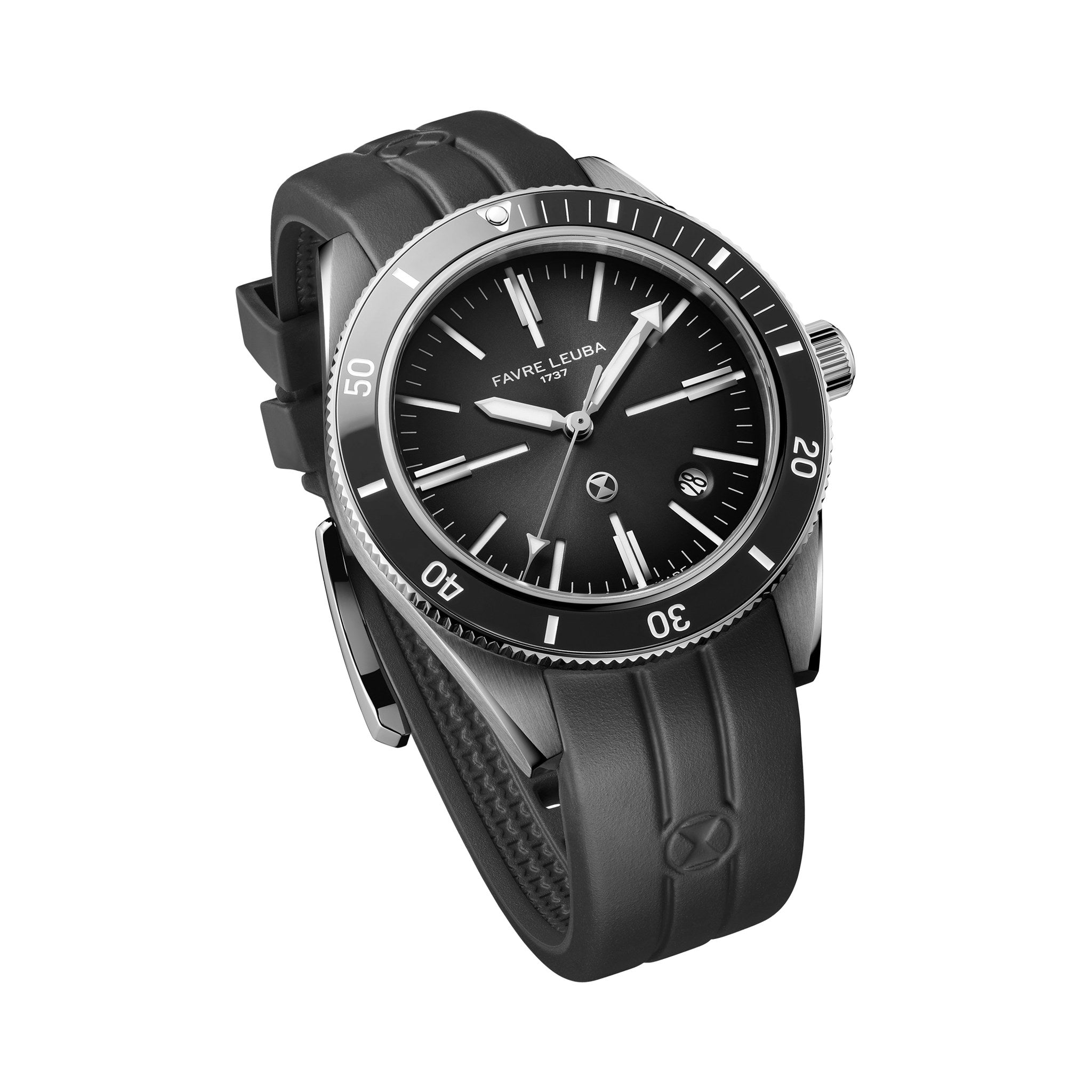 FAVRE LEUBA Deep Raider Renaissance – Gray Dial, Rubber Strap — 5