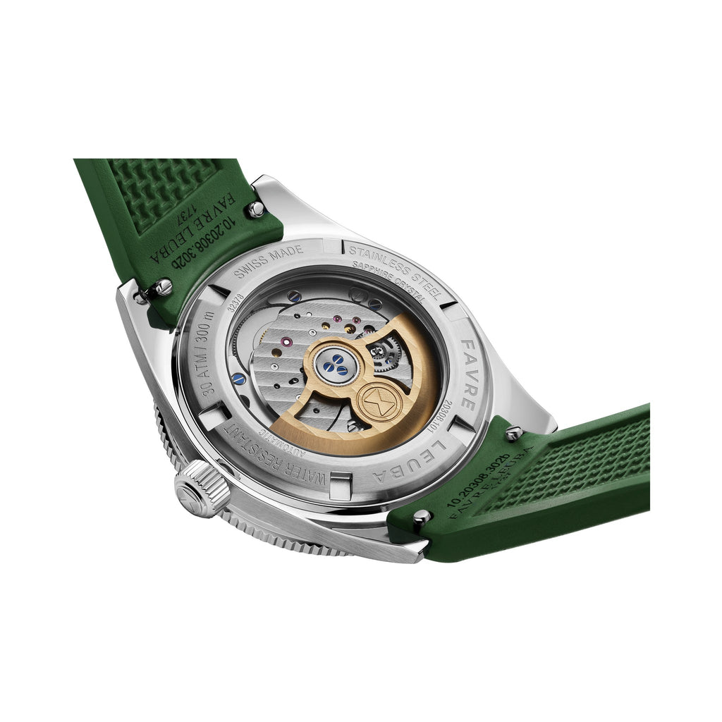 FAVRE LEUBA Deep Raider Renaissance – Malachite Dial, Rubber Strap — 7