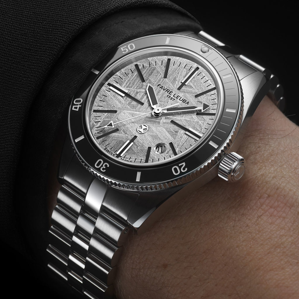 FAVRE LEUBA Deep Raider Renaissance – Meteorite Dial, Steel Bracelet — 2