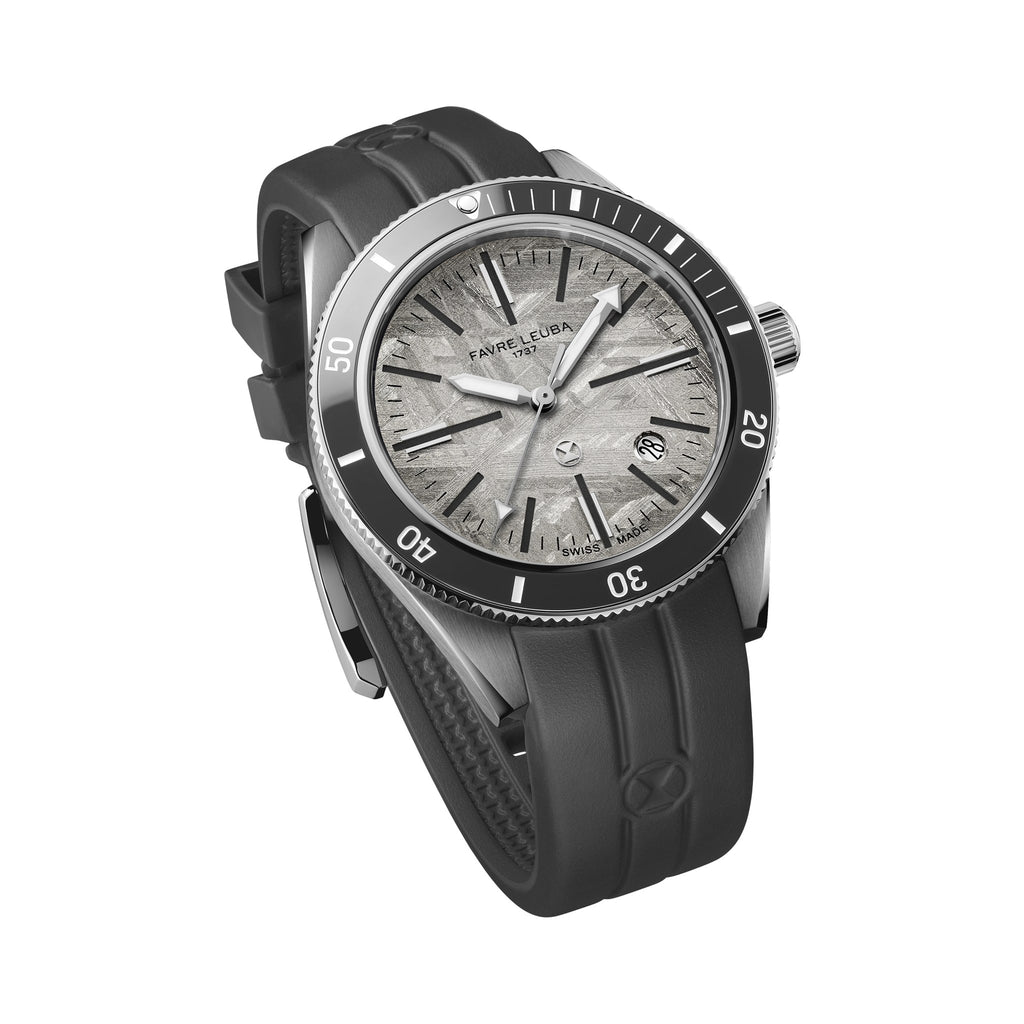 FAVRE LEUBA Deep Raider Renaissance – Meteorite Dial, Rubber Strap — 5