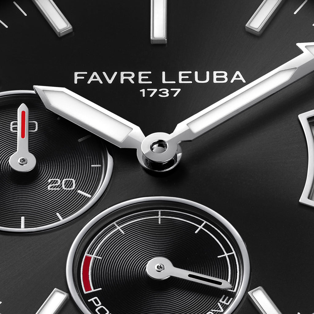 FAVRE LEUBA Deep Raider Power Reserve – Black Dial, Steel Bracelet — 4