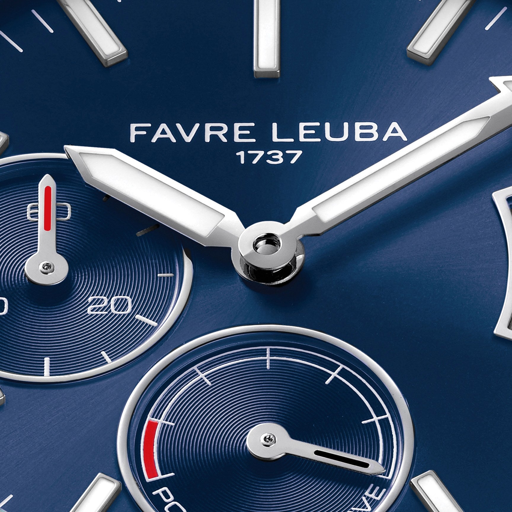 FAVRE LEUBA Deep Raider Power Reserve – Blue Dial, Steel Bracelet — 4