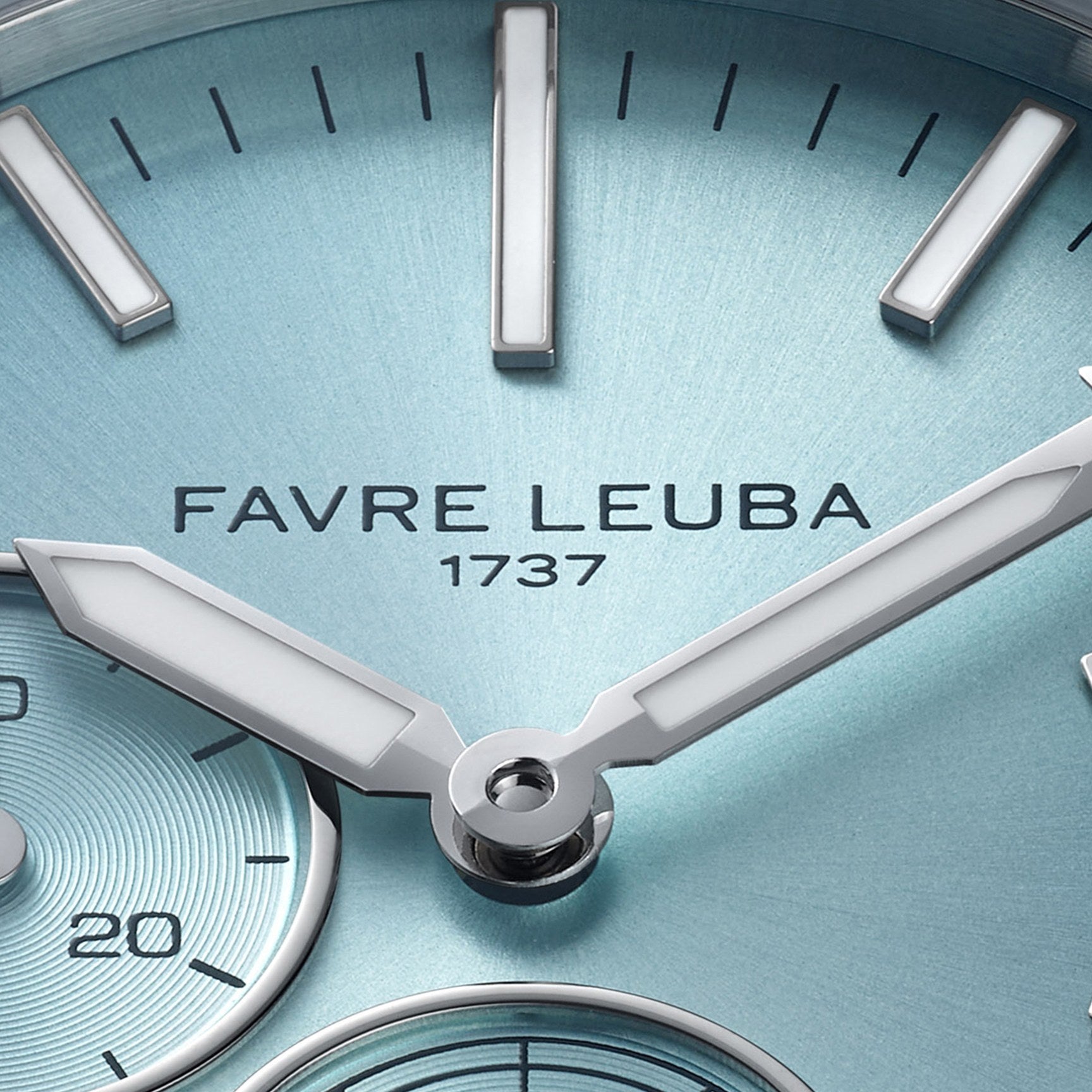 FAVRE LEUBA Deep Raider Power Reserve – Ice Blue Dial, Steel Bracelet — 4