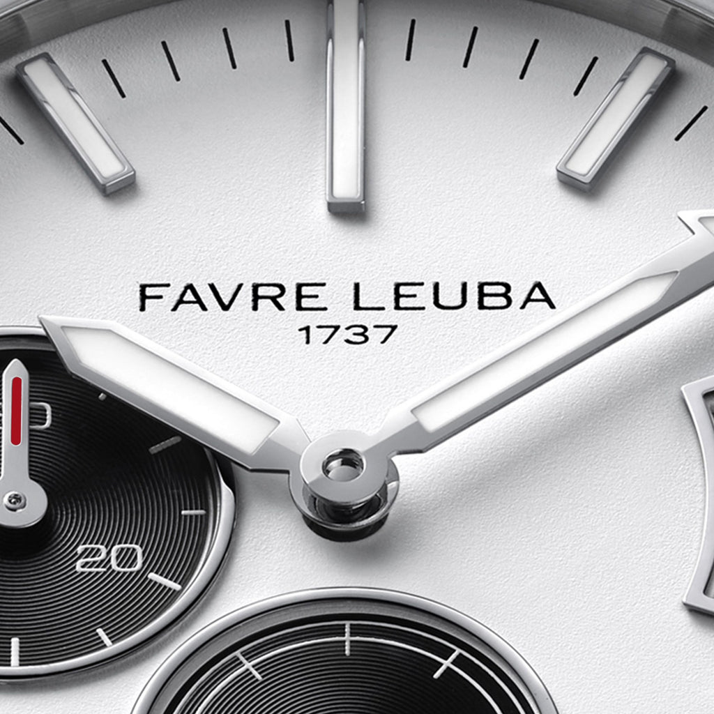 FAVRE LEUBA Deep Raider Power Reserve – White Dial, Steel Bracelet — 4