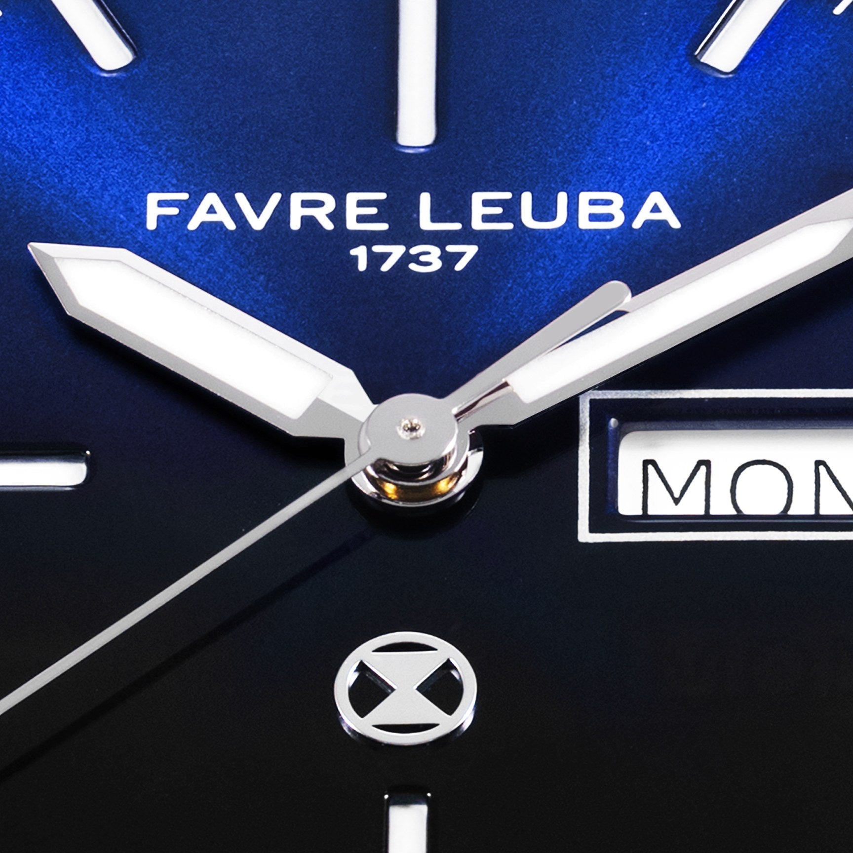 FAVRE LEUBA Deep Raider Day Date – Blue Dial, Steel Bracelet — 4