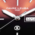 FAVRE LEUBA Deep Raider Day Date – Salmon Dial, Steel Bracelet — 4